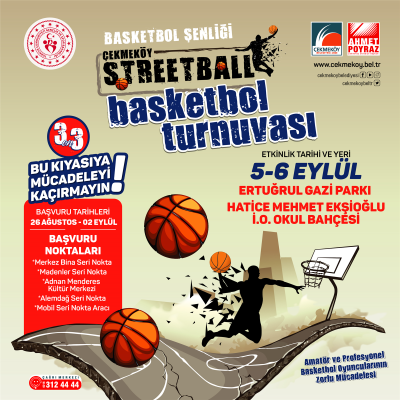 Sokak Basketbolu Turnuvası Başlıyor