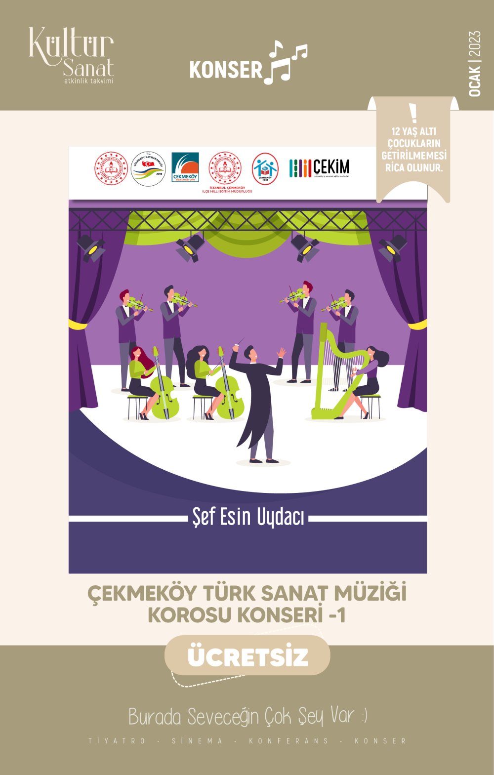 Çekmeköy Türk Sanat Müziği Korosu Konseri- 1 (Şef: Ahmet Güçlüer)