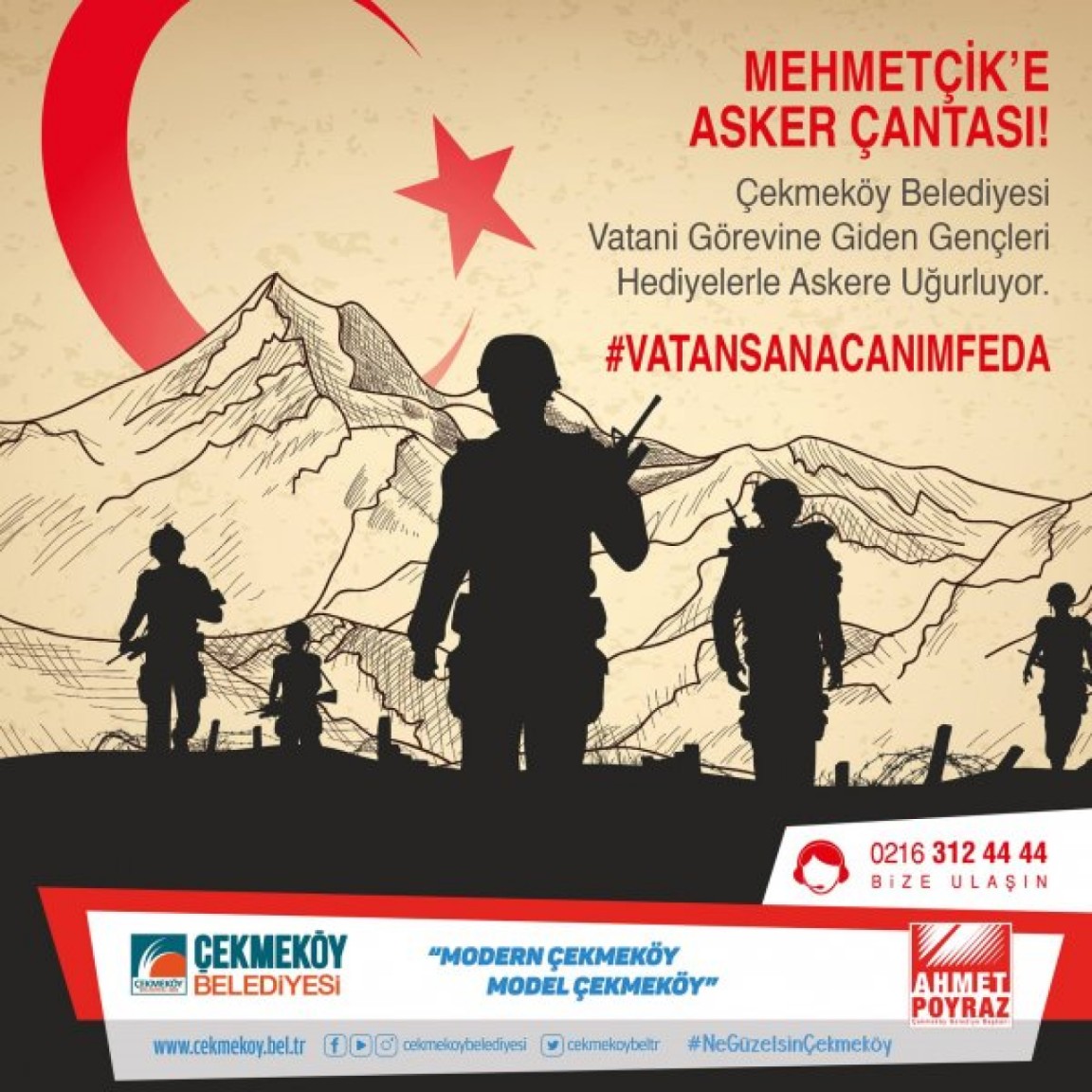 Mehmetçike Asker Çantası Projesi